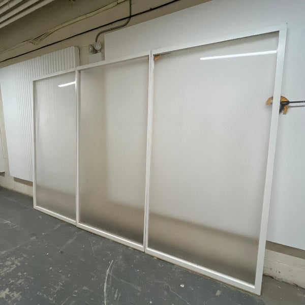 Frosted Plexi Framed Wall 148 x 98