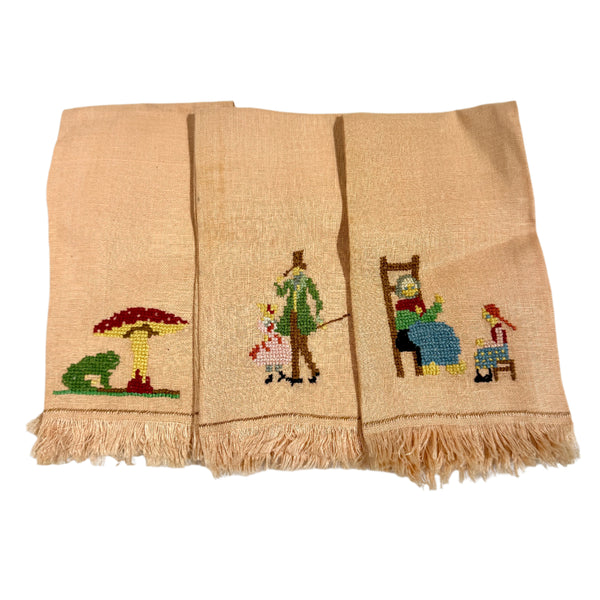Vintage Needlepoint Napkins