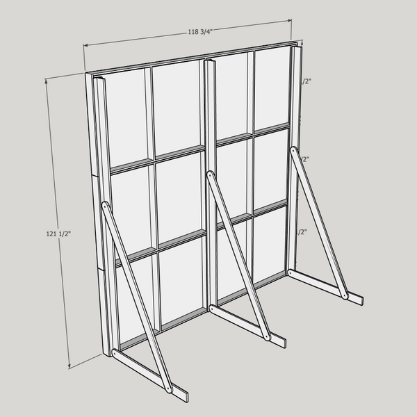 Cinder Block Wall 10 X 10