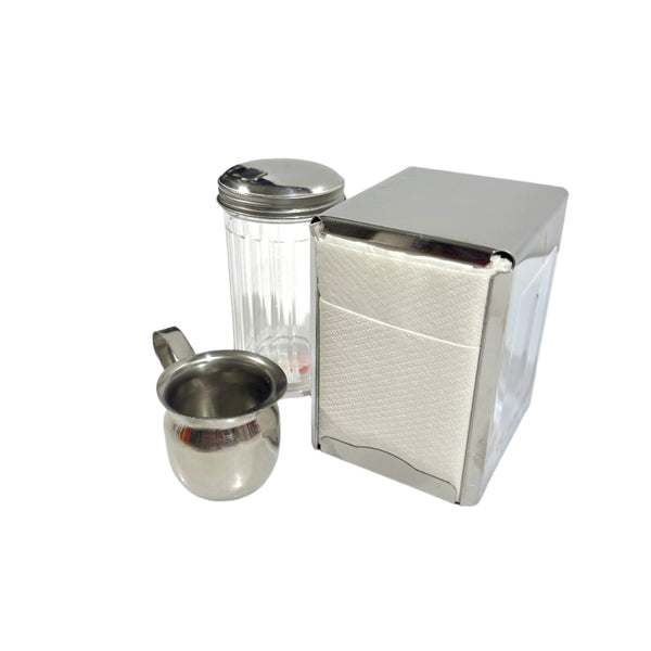 Diner Sugar, Napkin, and Creamer set