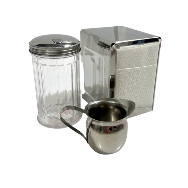 Diner Sugar, Napkin, and Creamer set