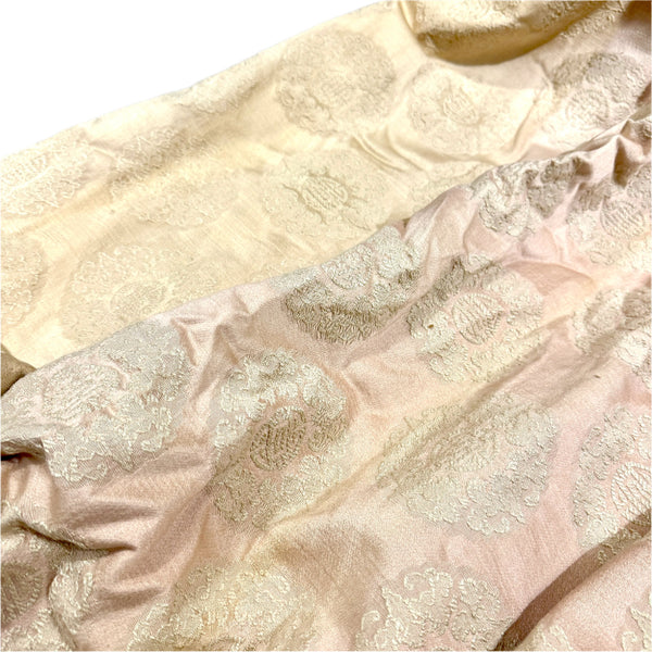 Pink Skoures Damask Curtain 104L x 52W