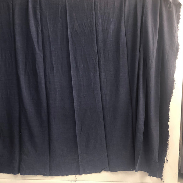 Navy Hand Dyed Canvas 96 x 120
