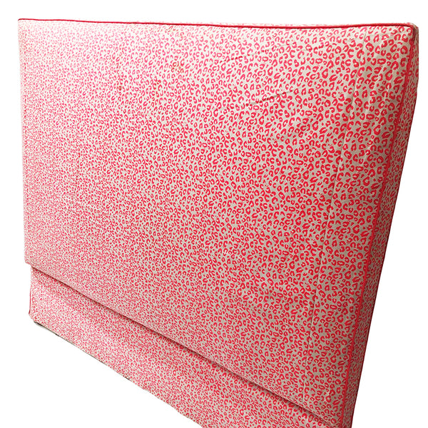 Headboard Pink Leopard Queen