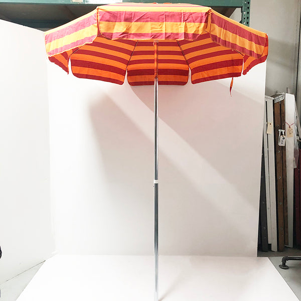 Beach Umbrella Orange Stripe