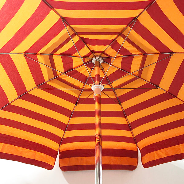 Beach Umbrella Orange Stripe