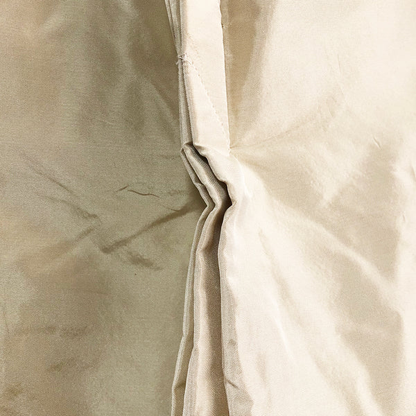 Cream Silk Curtain 35W x 131L