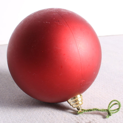 Oversized Red Ornament