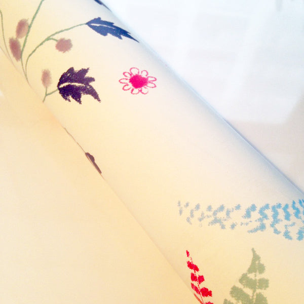 Wallpaper 41 Pink & Navy Floral