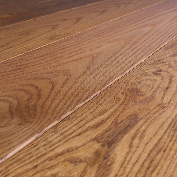 Floor 24 Red Oak - Teak Oil