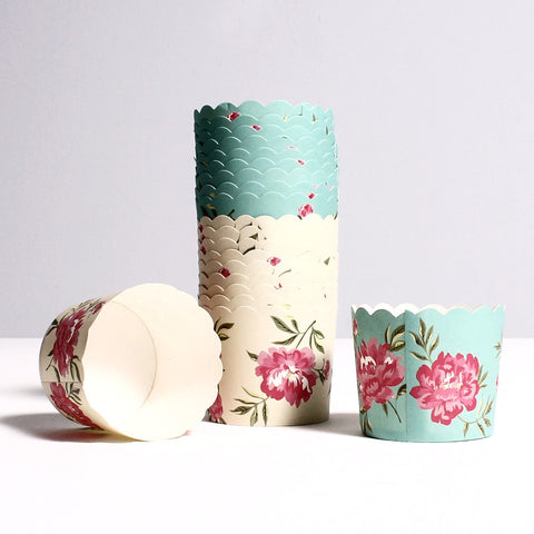 Cupcake Wrappers Floral
