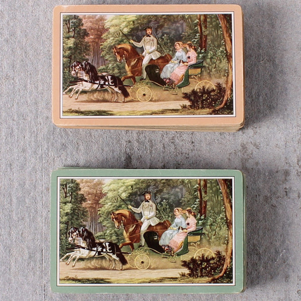 Card Deck Horse Carrriage