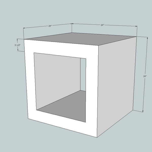 Box frame 24 x 24 x 24