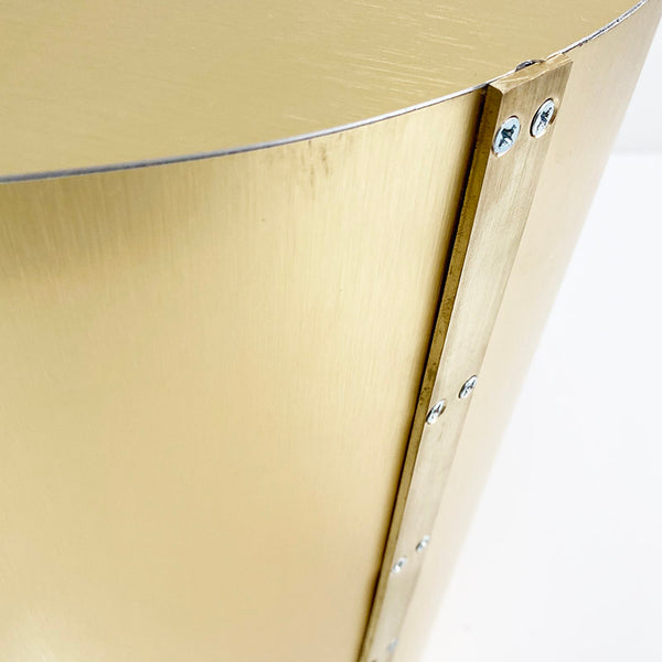 gold brushed cylinder 18 x 14