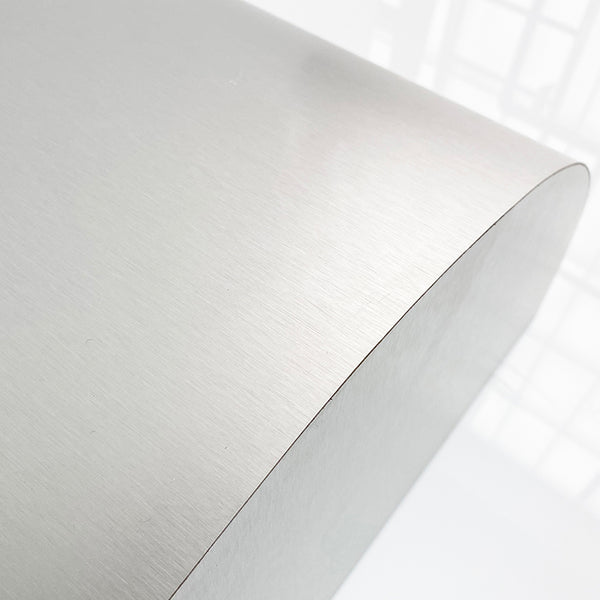 brushed silver 27 x 13 x 11