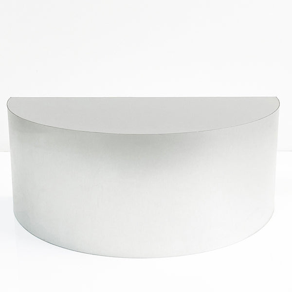 brushed silver 27 x 13 x 11