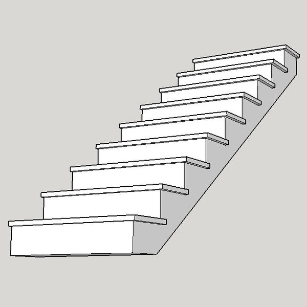 Stairs - 9 tread 63H x 31W