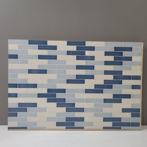 Blue Cream tile 6 x 4