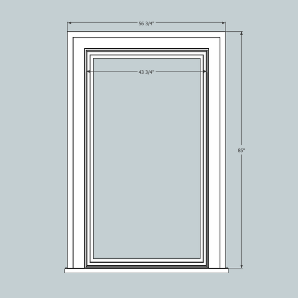 Window 22 (56W x 86H) x two