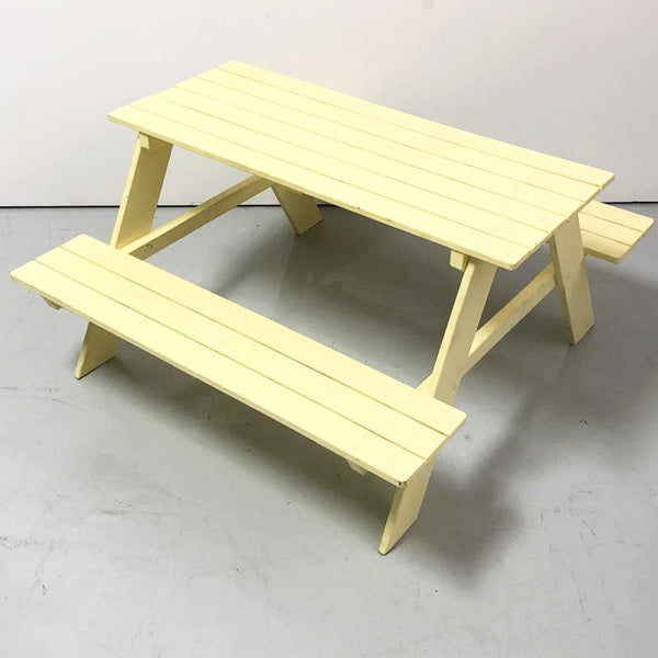 Kids Paintable Picnic Bench