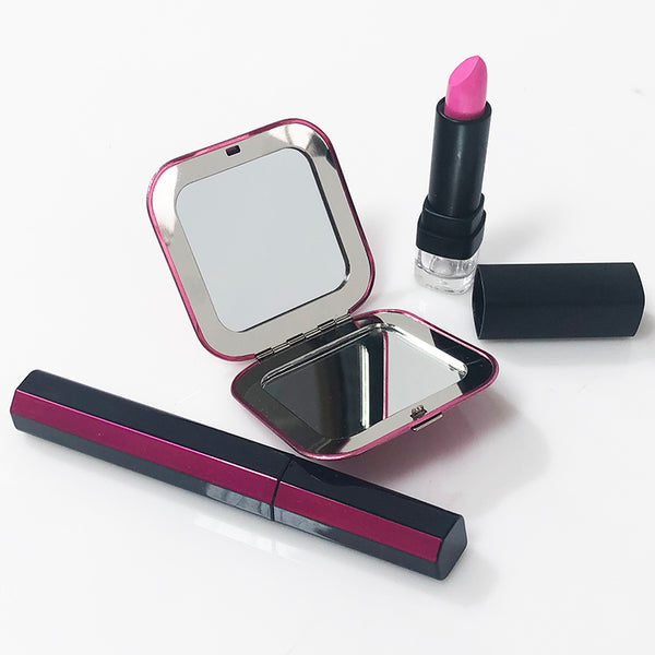 Lipstick & Compact Set Pink