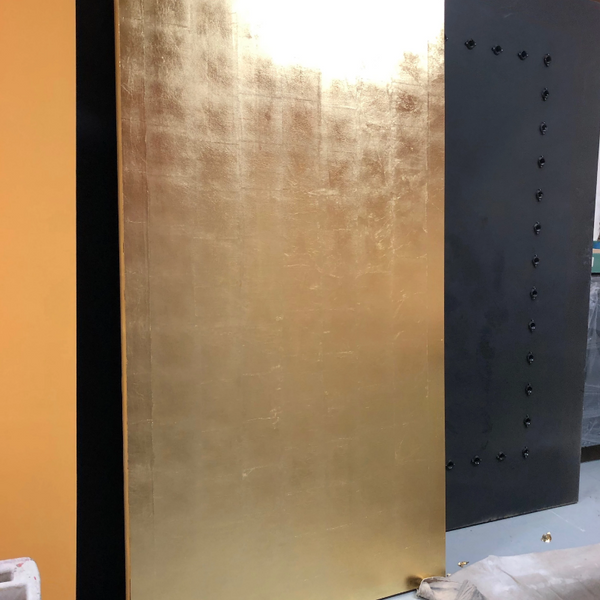 Gold Leaf Wall 10 x 4