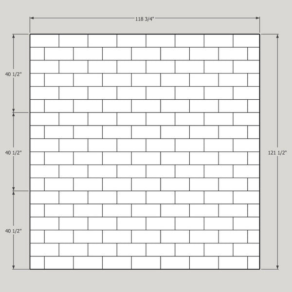 Cinder Block Wall 10 X 10