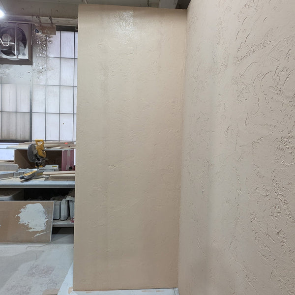 Stucco wall 10 x 4 Corner