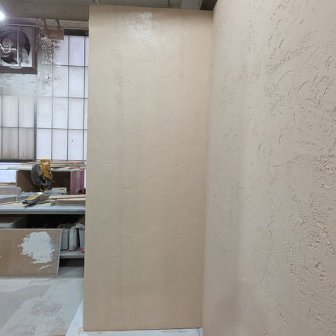 Stucco wall 10 x 4 Corner