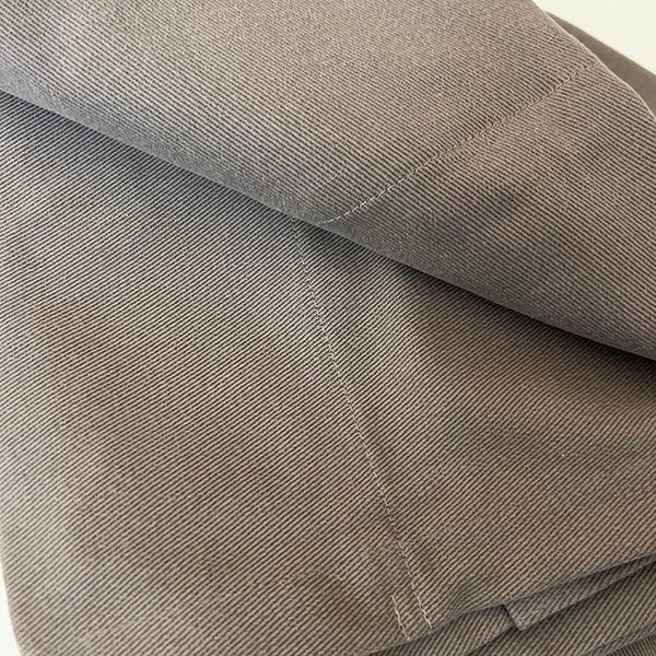 Curtains Cream Ribbed 50 x 96