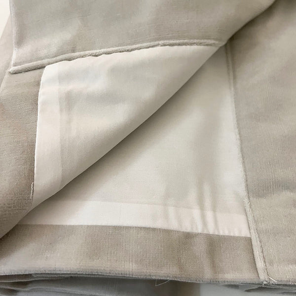 Curtains Cream Plush 48 x 92