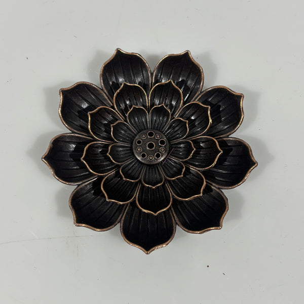 Brass Flower Incense Holder