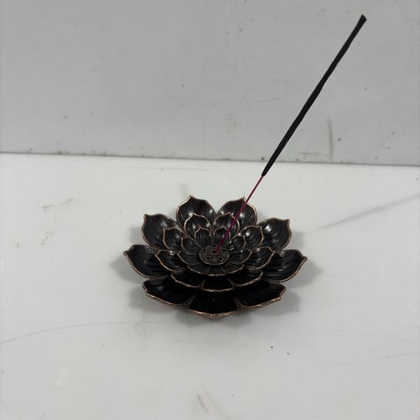 Brass Flower Incense Holder