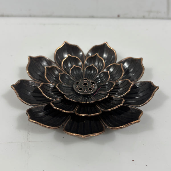 Brass Flower Incense Holder