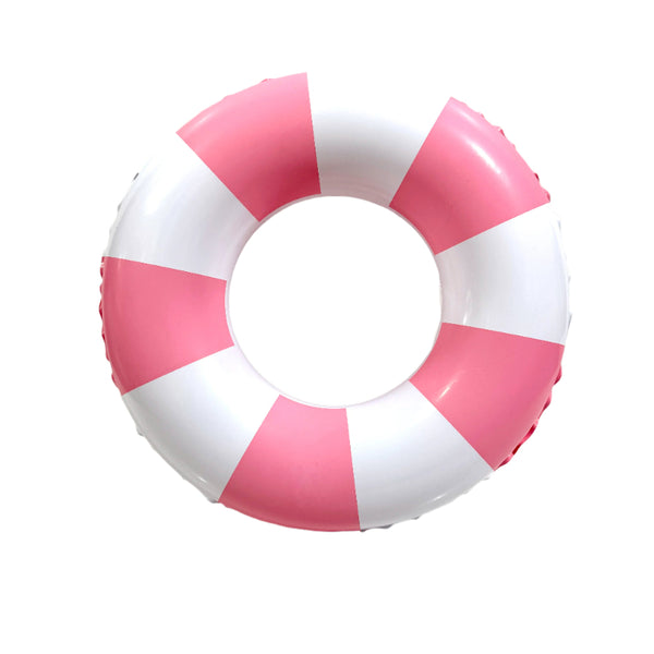 Inflatable Pink & White striped tube