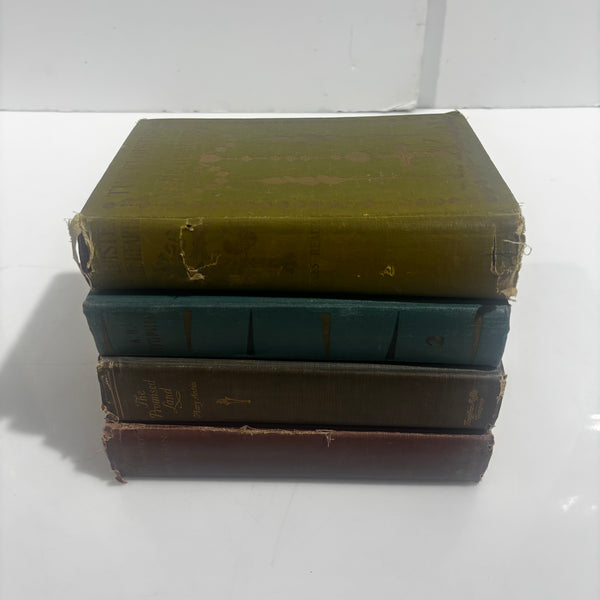 Book Stack Vintage Multicolor