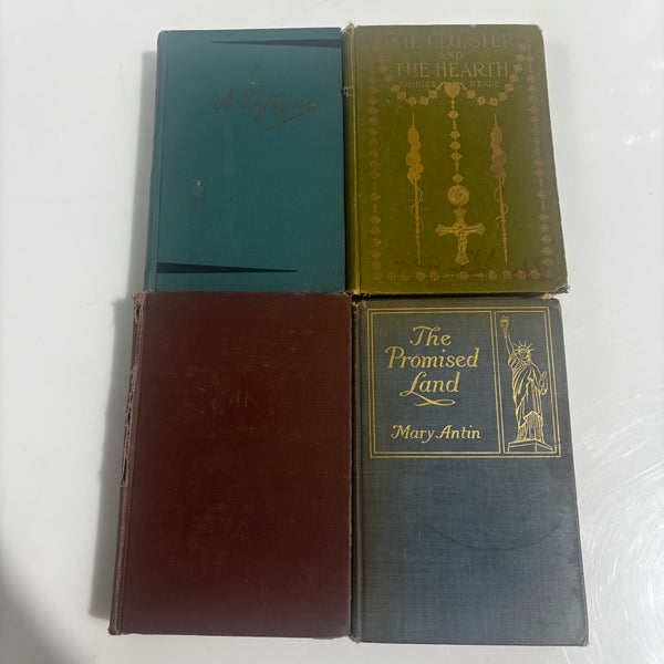 Book Stack Vintage Multicolor