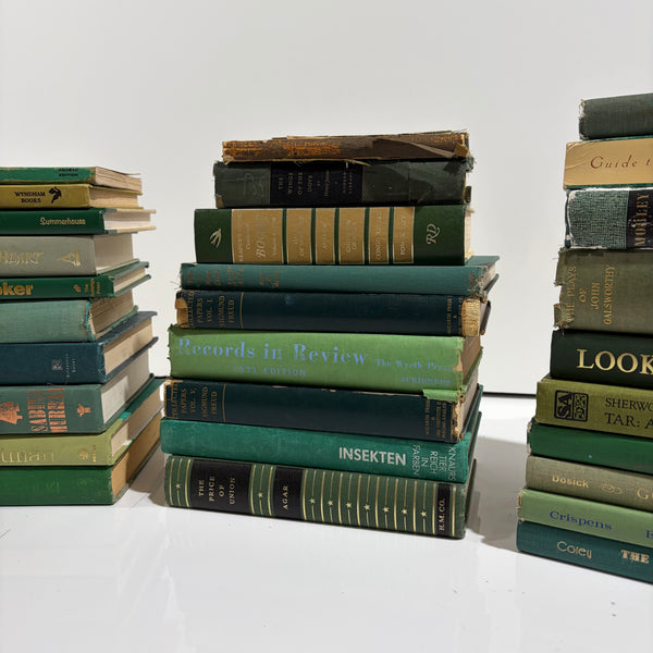 Books Stack Green