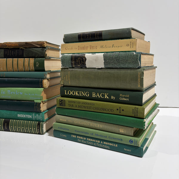 Books Stack Green