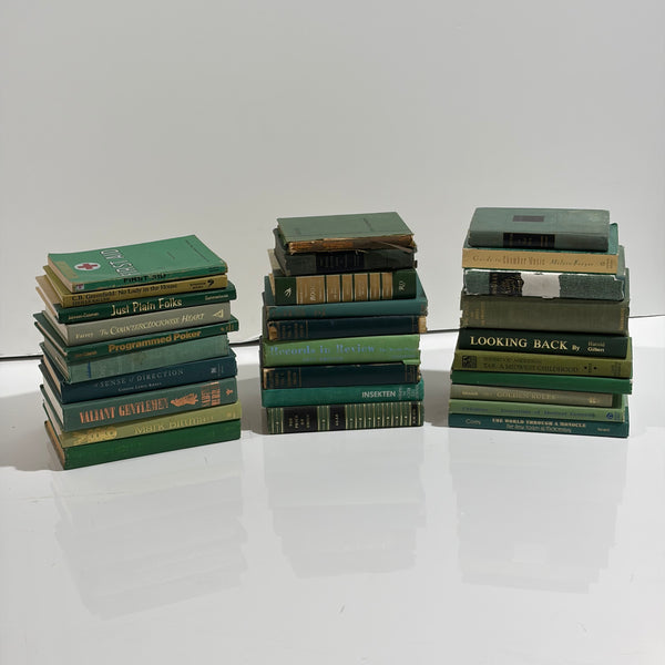 Books Stack Green