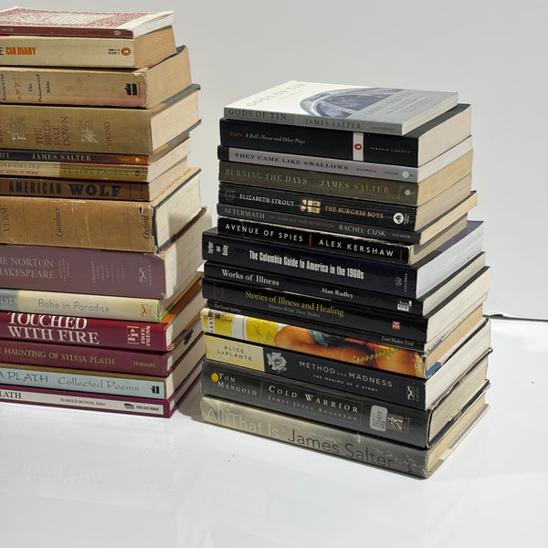 Books Stack Mixed Library