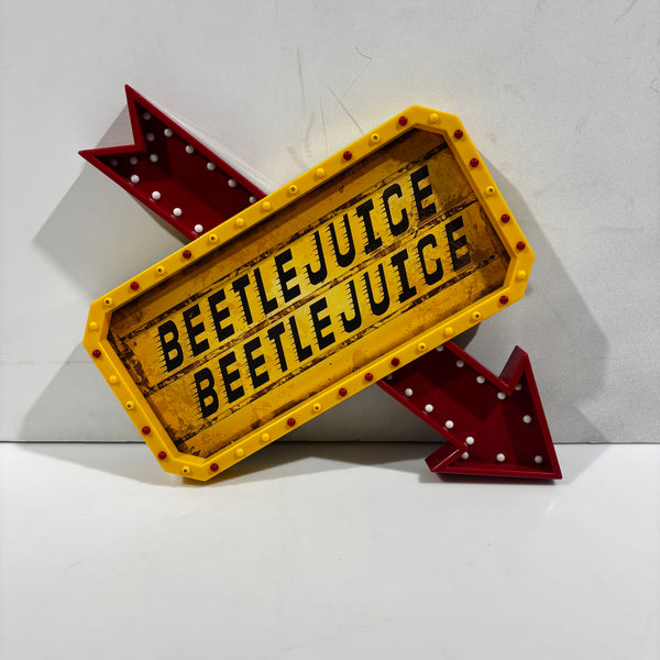 Beetlejuice Light Up Sign
