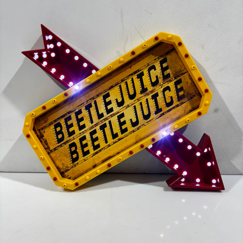 Beetlejuice Light Up Sign
