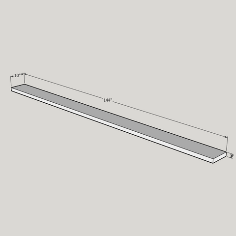 Shelf Paintable 144 x 10
