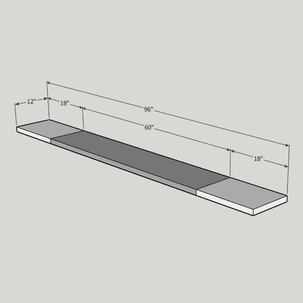 Shelf Stainless Steel 5ft x 12