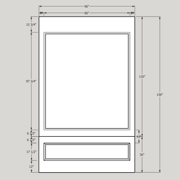 Panel Wall 13 x 8