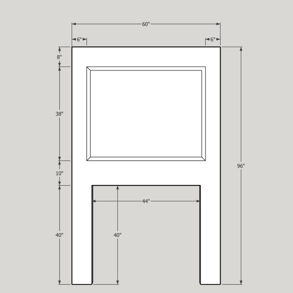 Molded Wall 8 x 5