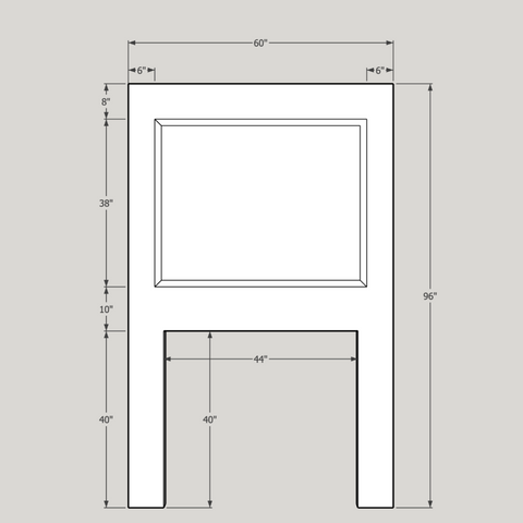 Molded Wall 8 x 5