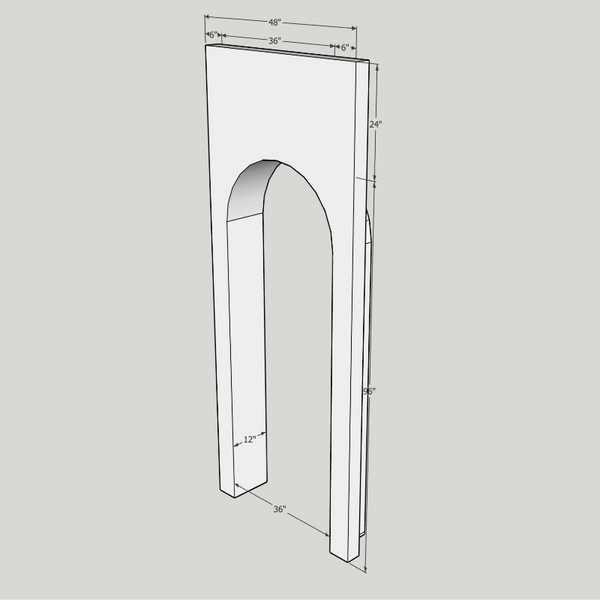 Arch 10 x 4 x 12