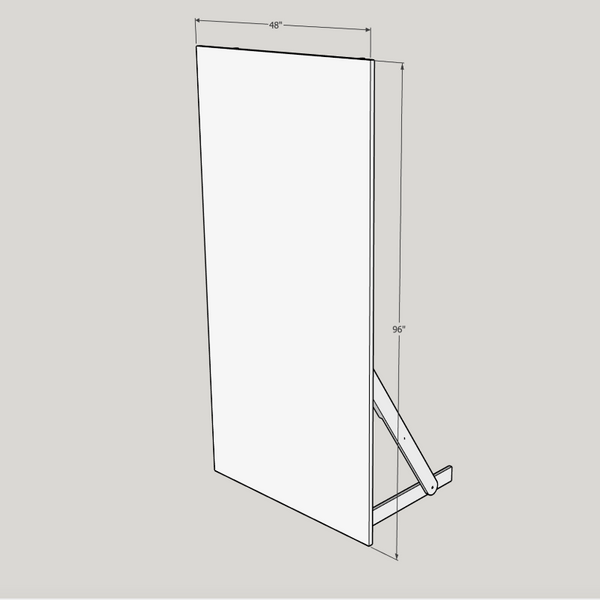 Plexi wall white 8 x 4